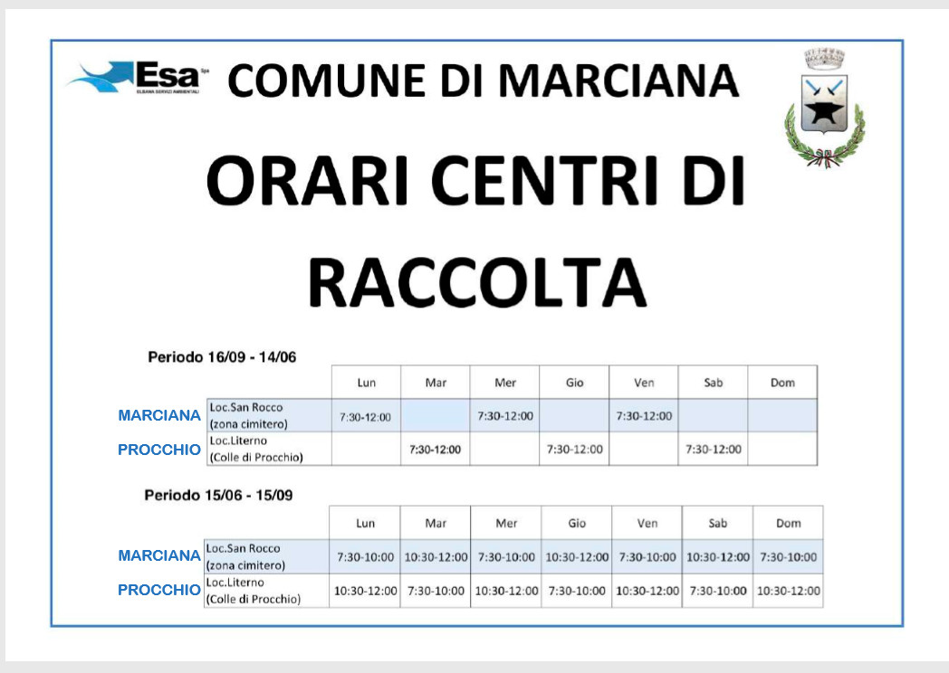 Centri di raccolta